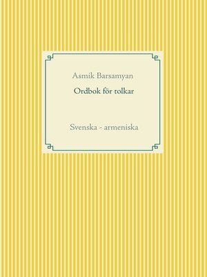 cover image of Ordbok för tolkar